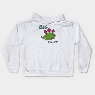 Big Steppy Meme Dino Kids Hoodie